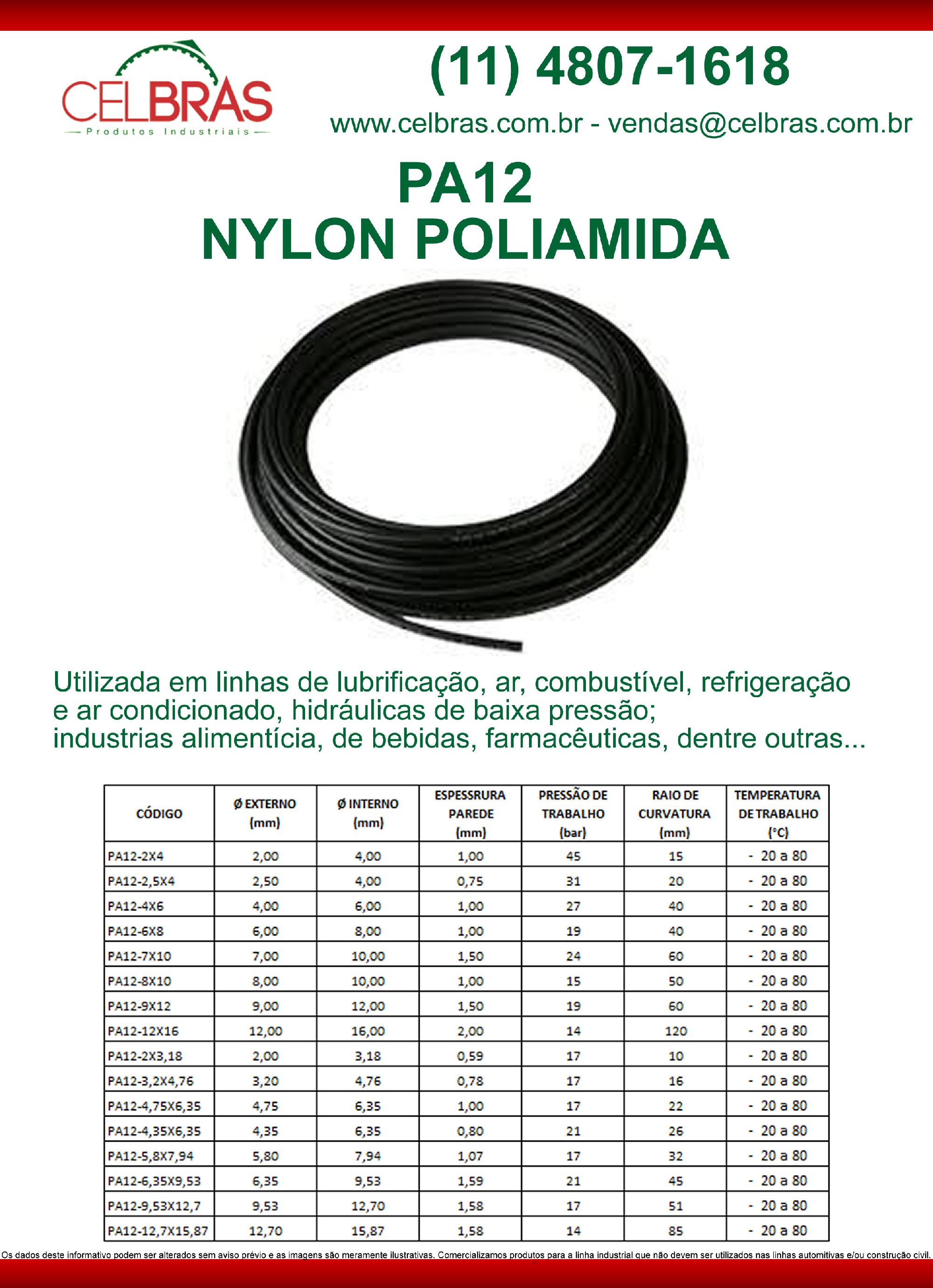 PA12 Nylon Poliamida