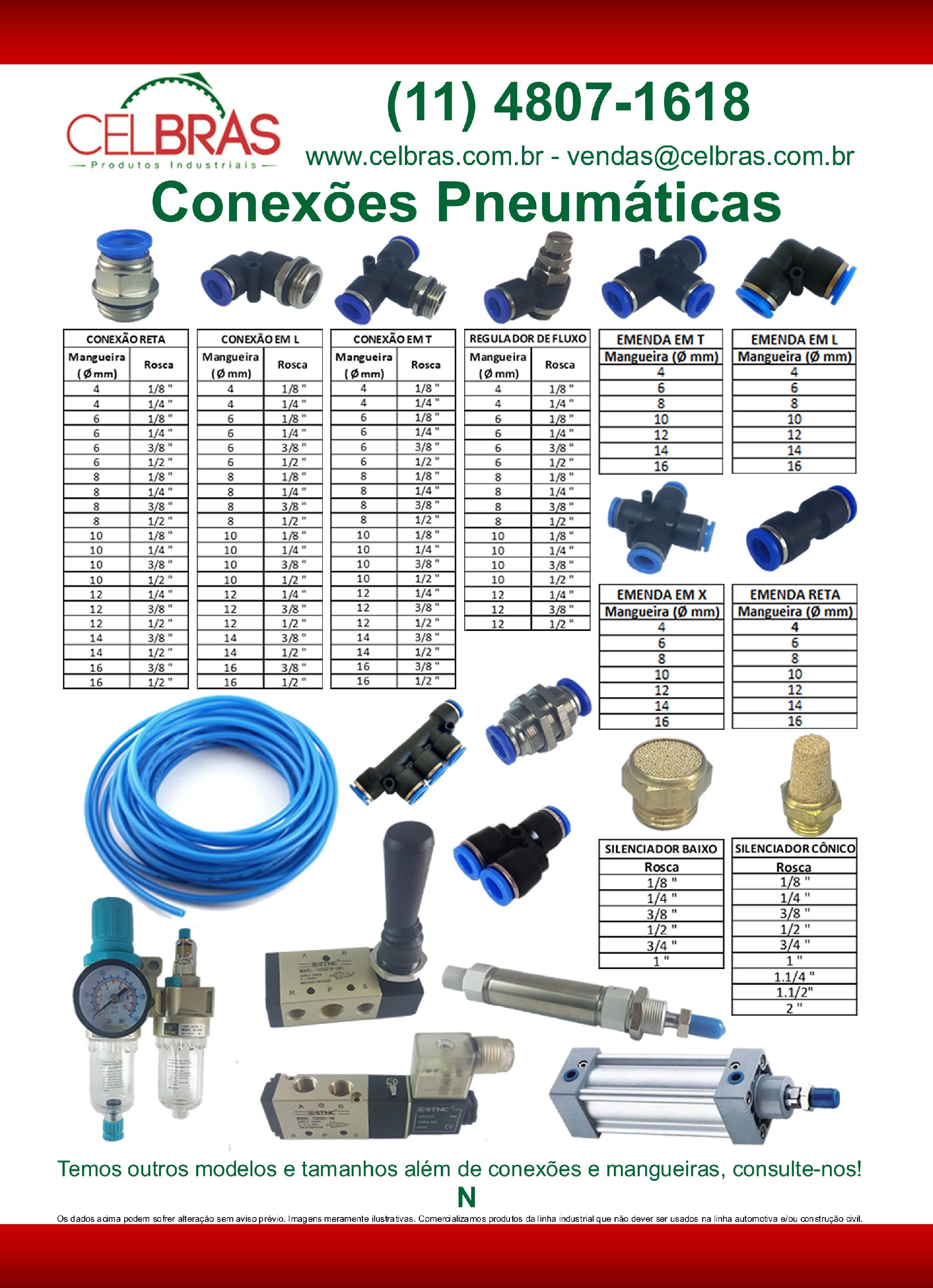 Conexão Pneumática Catálogo Geral