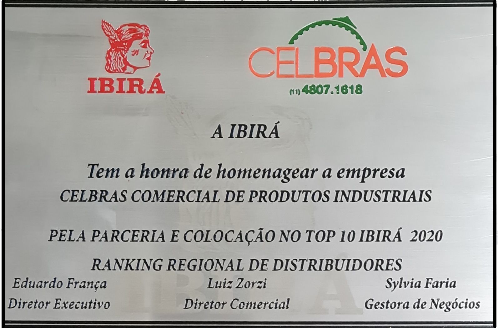 Celbras e Ibirá, parceria de sucesso há 10 anos !!